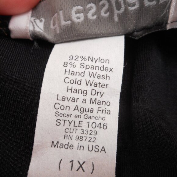 NWT DressBarn Women's plus size 1X Maxi Skirt Black with Brown Reptile Print - Picture 8 of 10